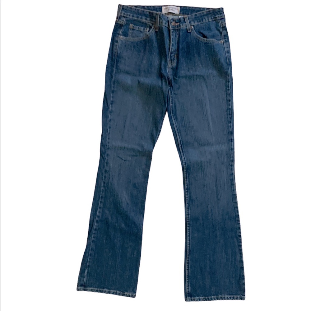 Levi Strauss Signature Stretch Low Rise Bootcut Women’s Blue Jeans Size 10 Long